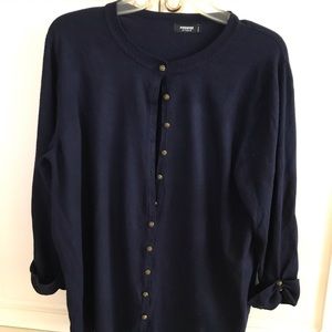 Navy Blue Cardigan